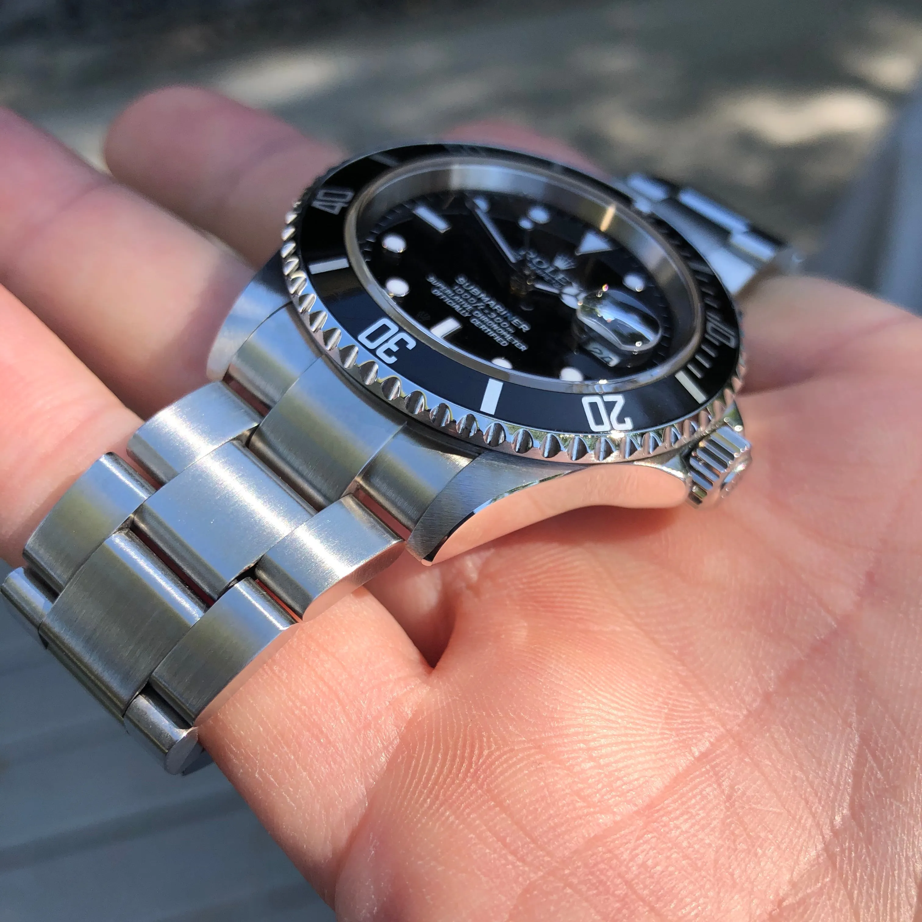 2005 Rolex Submariner Date 16610 Stainless Steel Wristwatch Box Papers