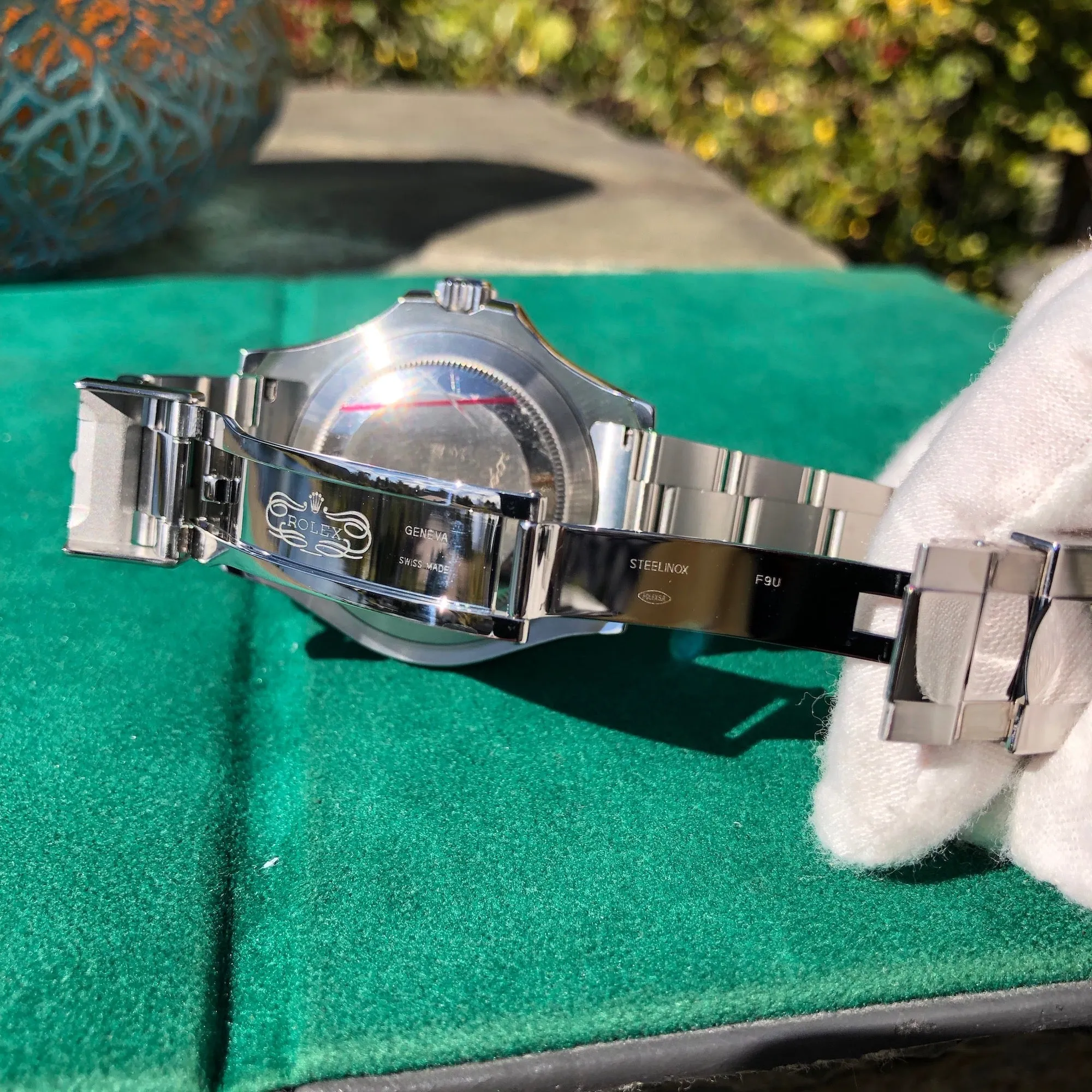 2016 Rolex Yachtmaster 116622 Rhodium Platinum 40mm Steel Oyster Wristwatch Box & Papers