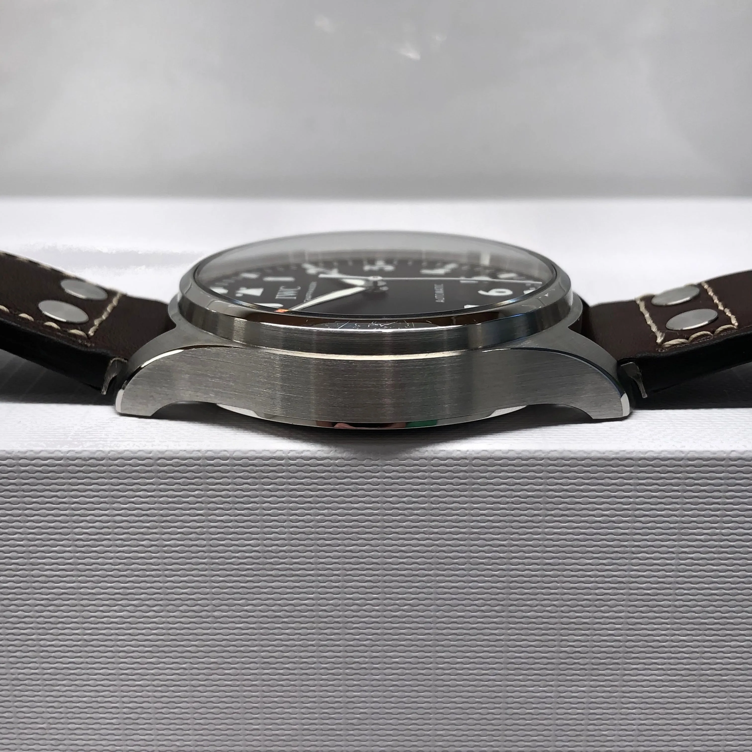 2023 IWC Big Pilot 43 IW329301 Automatic Black Dial Men's Wristwatch with Box and Papers Unworn