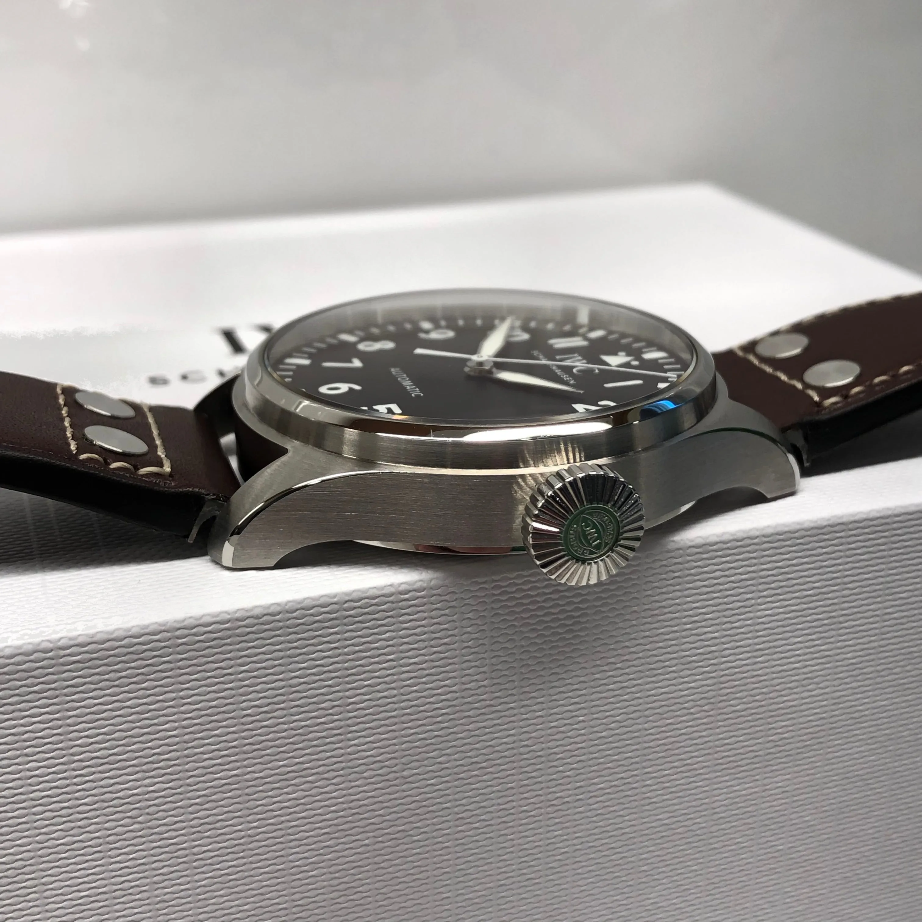 2023 IWC Big Pilot 43 IW329301 Automatic Black Dial Men's Wristwatch with Box and Papers Unworn