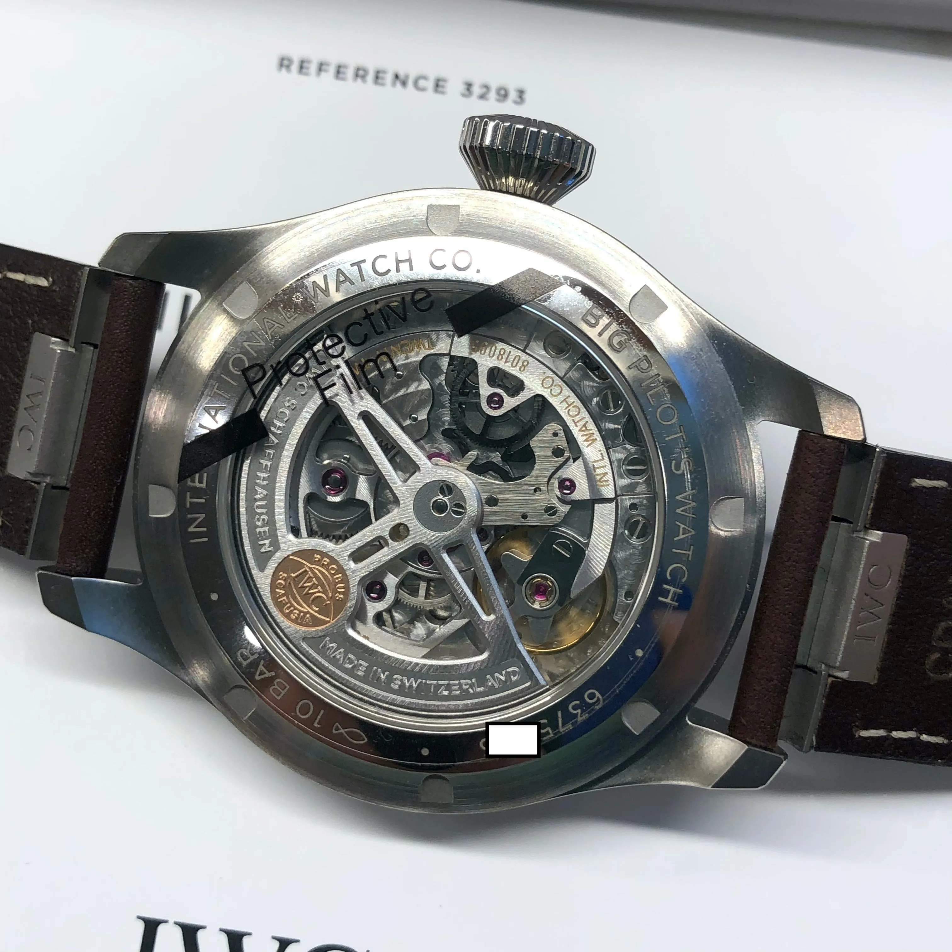2023 IWC Big Pilot 43 IW329301 Automatic Black Dial Men's Wristwatch with Box and Papers Unworn
