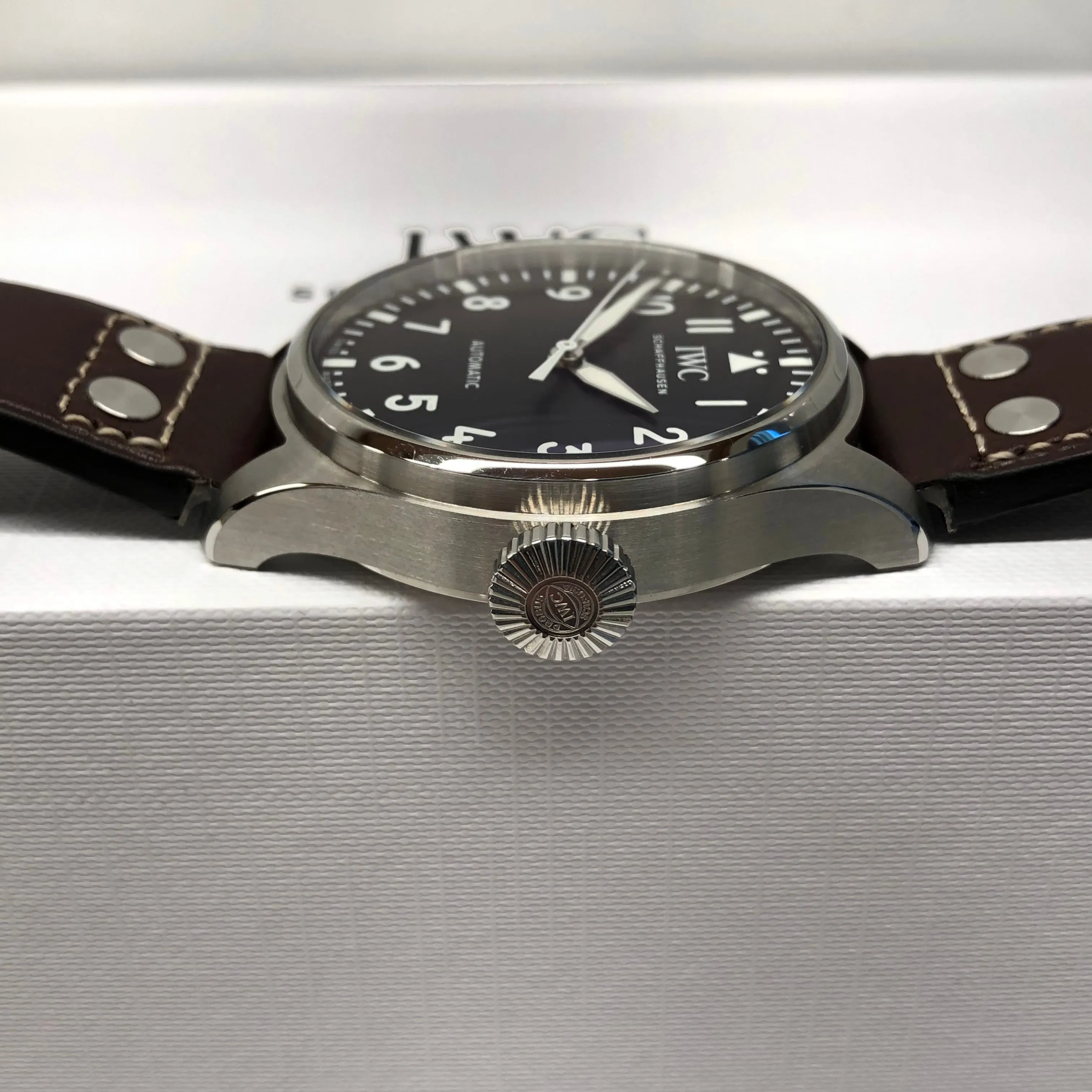 2023 IWC Big Pilot 43 IW329301 Automatic Black Dial Men's Wristwatch with Box and Papers Unworn