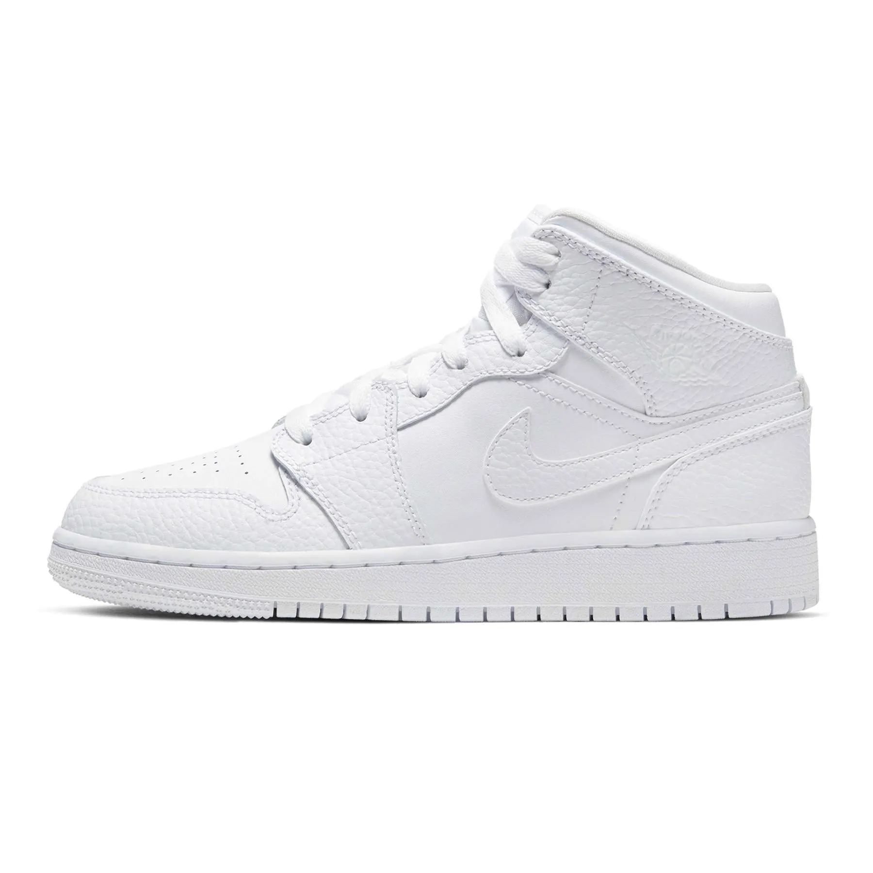 Air Jordan 1 Mid GS 'Triple White'