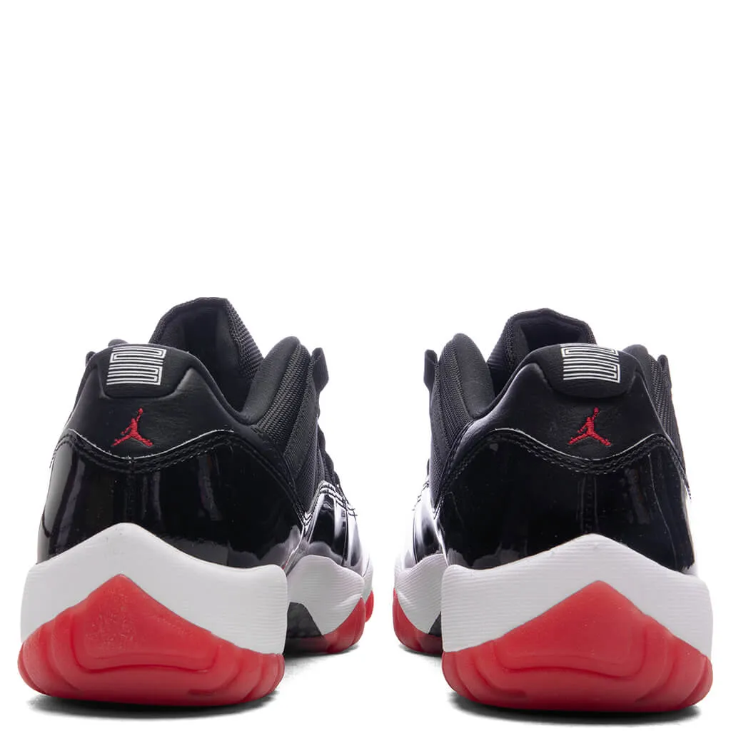 Air Jordan 11 Retro Low 'Bred' - Black/Varsity Red/White