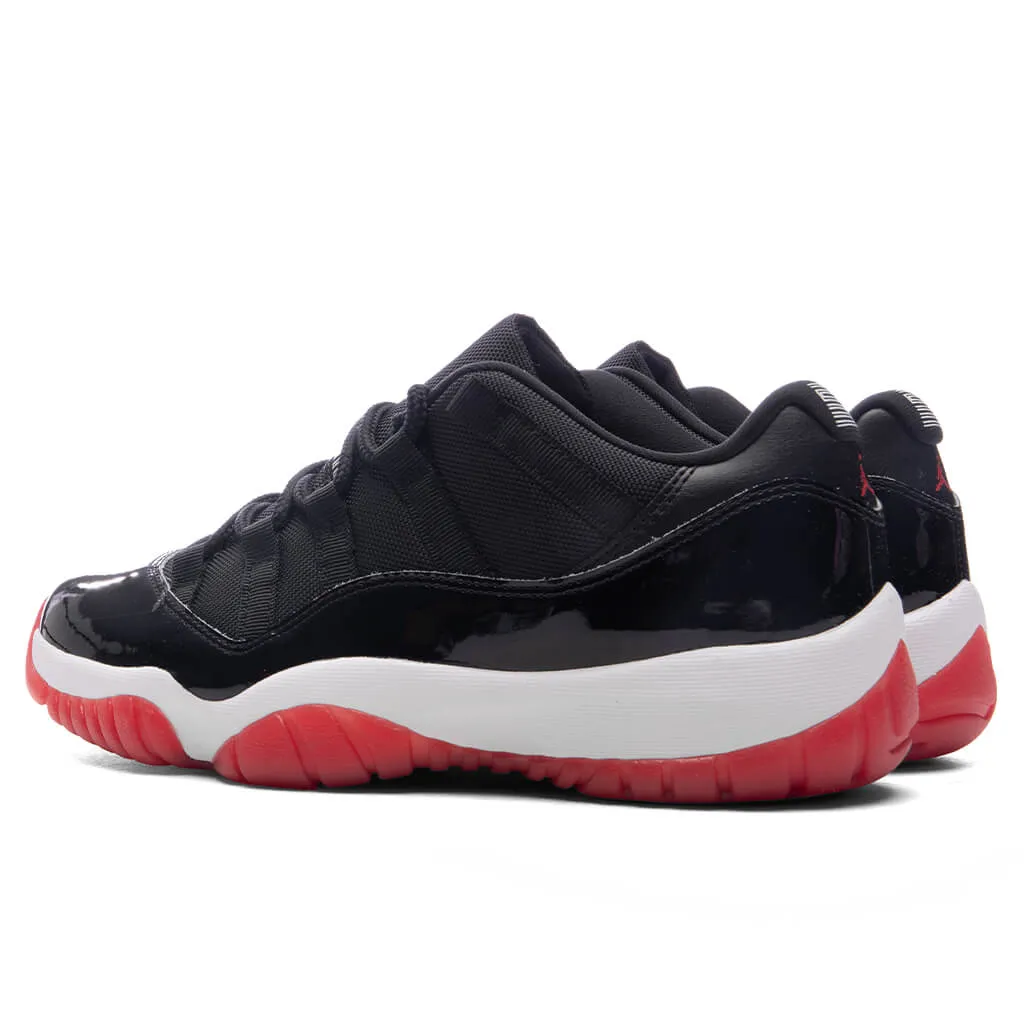 Air Jordan 11 Retro Low 'Bred' - Black/Varsity Red/White