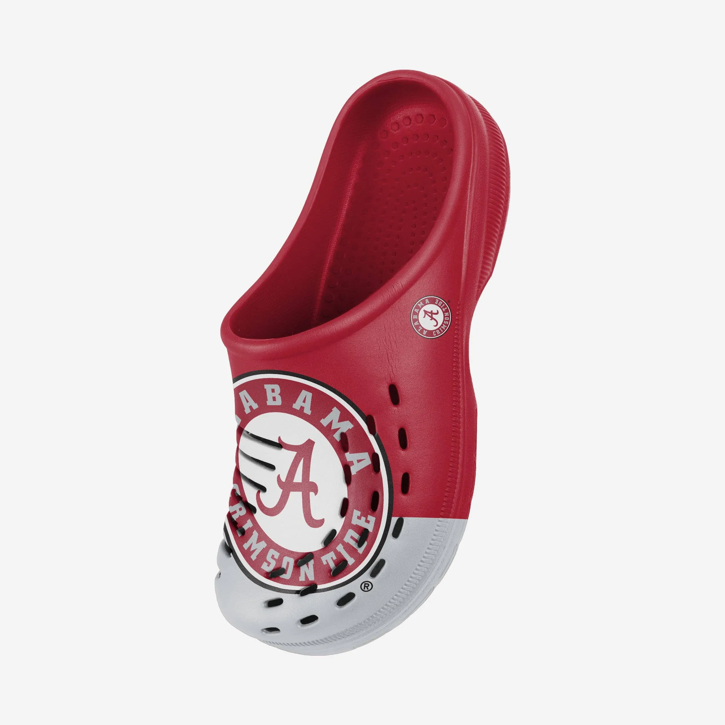 Alabama Crimson Tide Colorblock Big Logo Clog