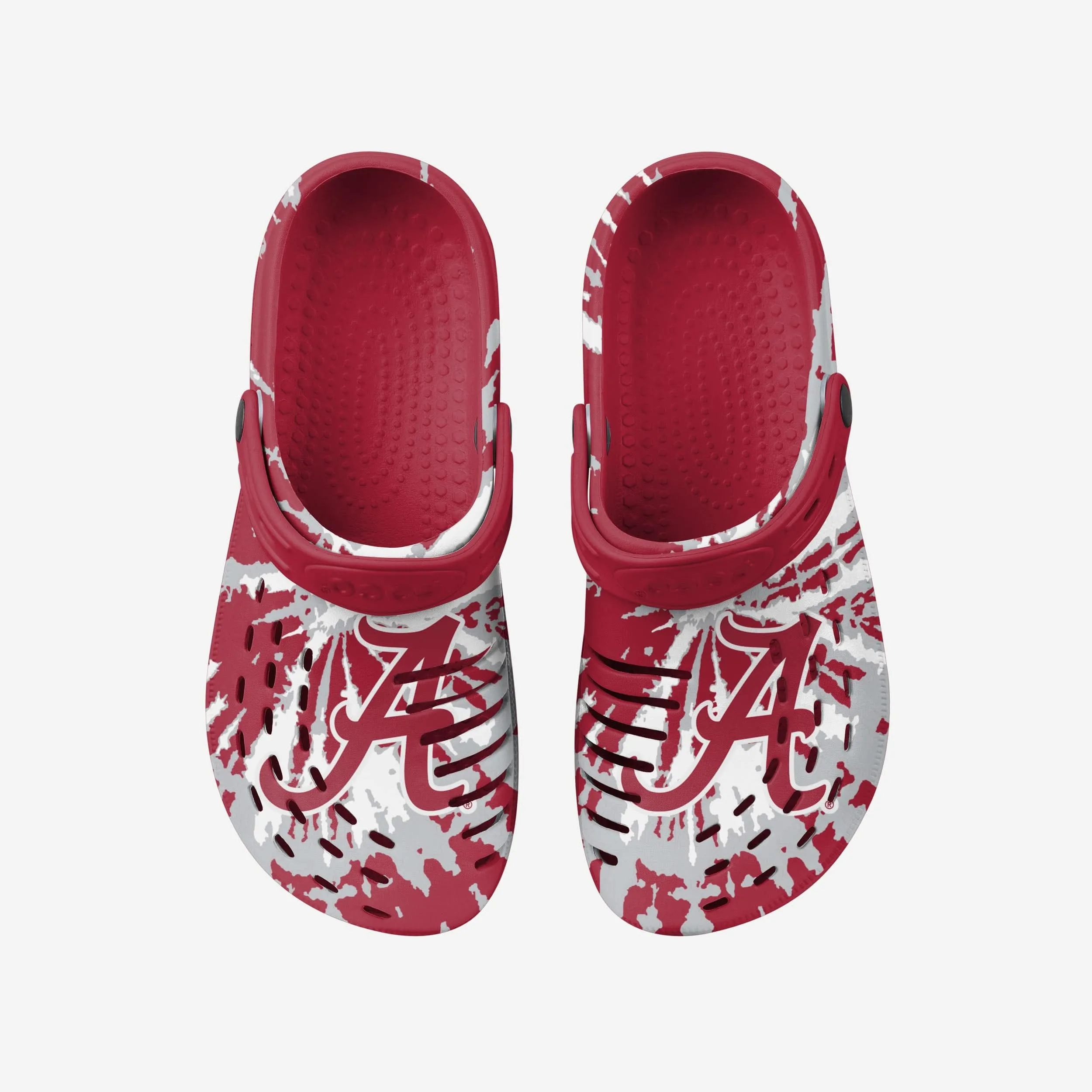 Alabama Crimson Tide Tie-Dye Clog With Strap