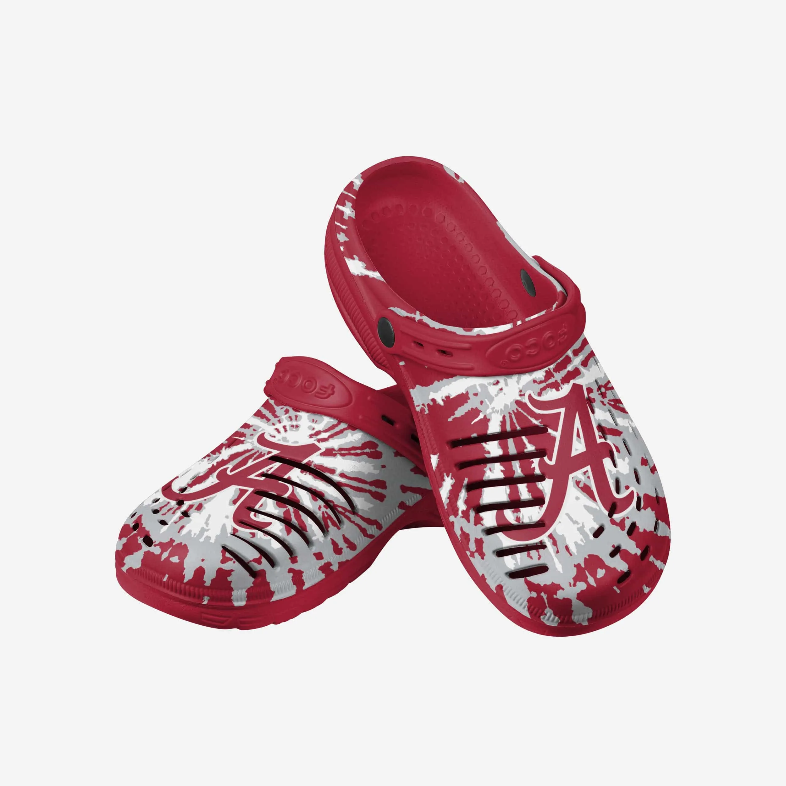 Alabama Crimson Tide Tie-Dye Clog With Strap