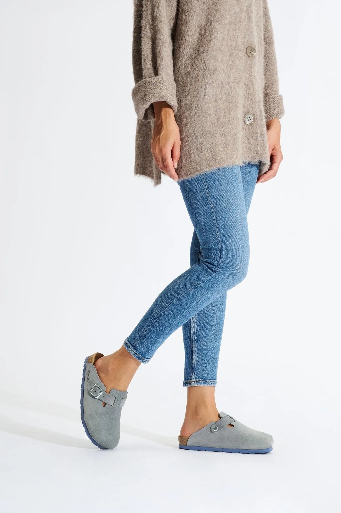 'Alba' women's clog - Grey