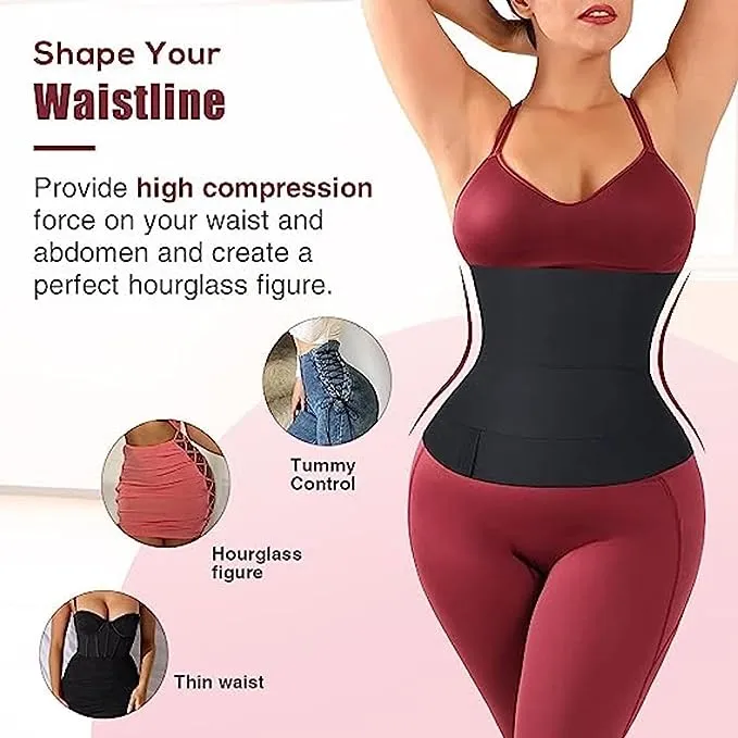 ALYV Body Shapewear & Tummy Shaper Belt for Women & Men Used for Postpartum Recovery | Weight Loss | Muscle Toning | Fitness Exercise | Workout | Back Support | Gym | Yoga (4 meter)