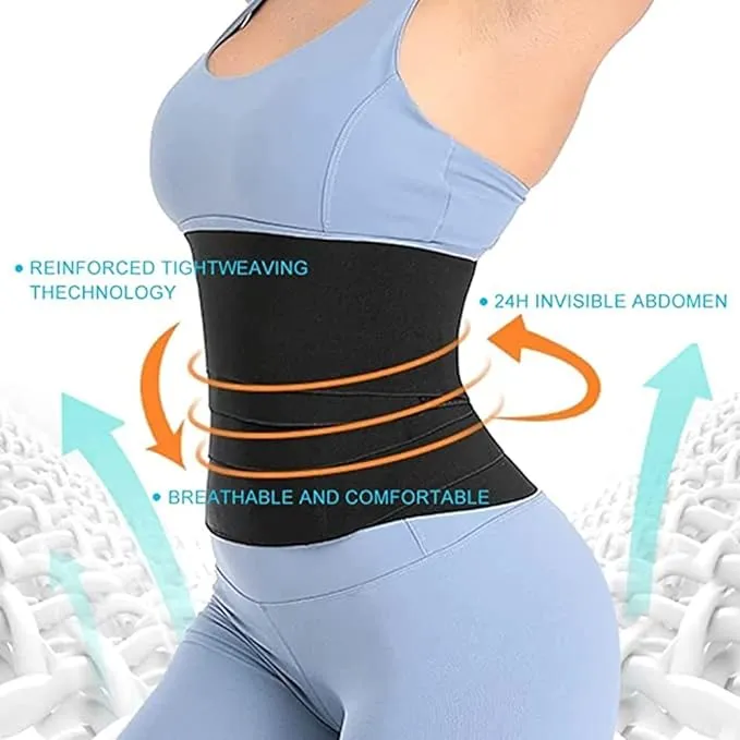ALYV Body Shapewear & Tummy Shaper Belt for Women & Men Used for Postpartum Recovery | Weight Loss | Muscle Toning | Fitness Exercise | Workout | Back Support | Gym | Yoga (4 meter)