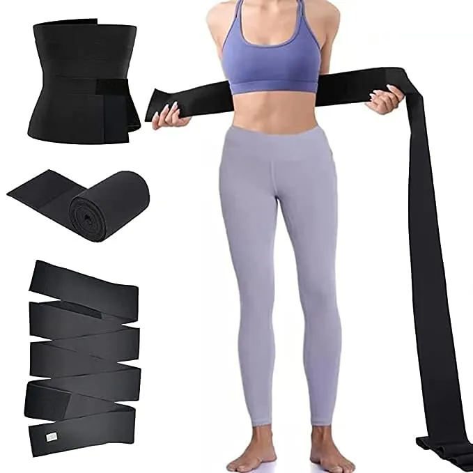 ALYV Body Shapewear & Tummy Shaper Belt for Women & Men Used for Postpartum Recovery | Weight Loss | Muscle Toning | Fitness Exercise | Workout | Back Support | Gym | Yoga (4 meter)