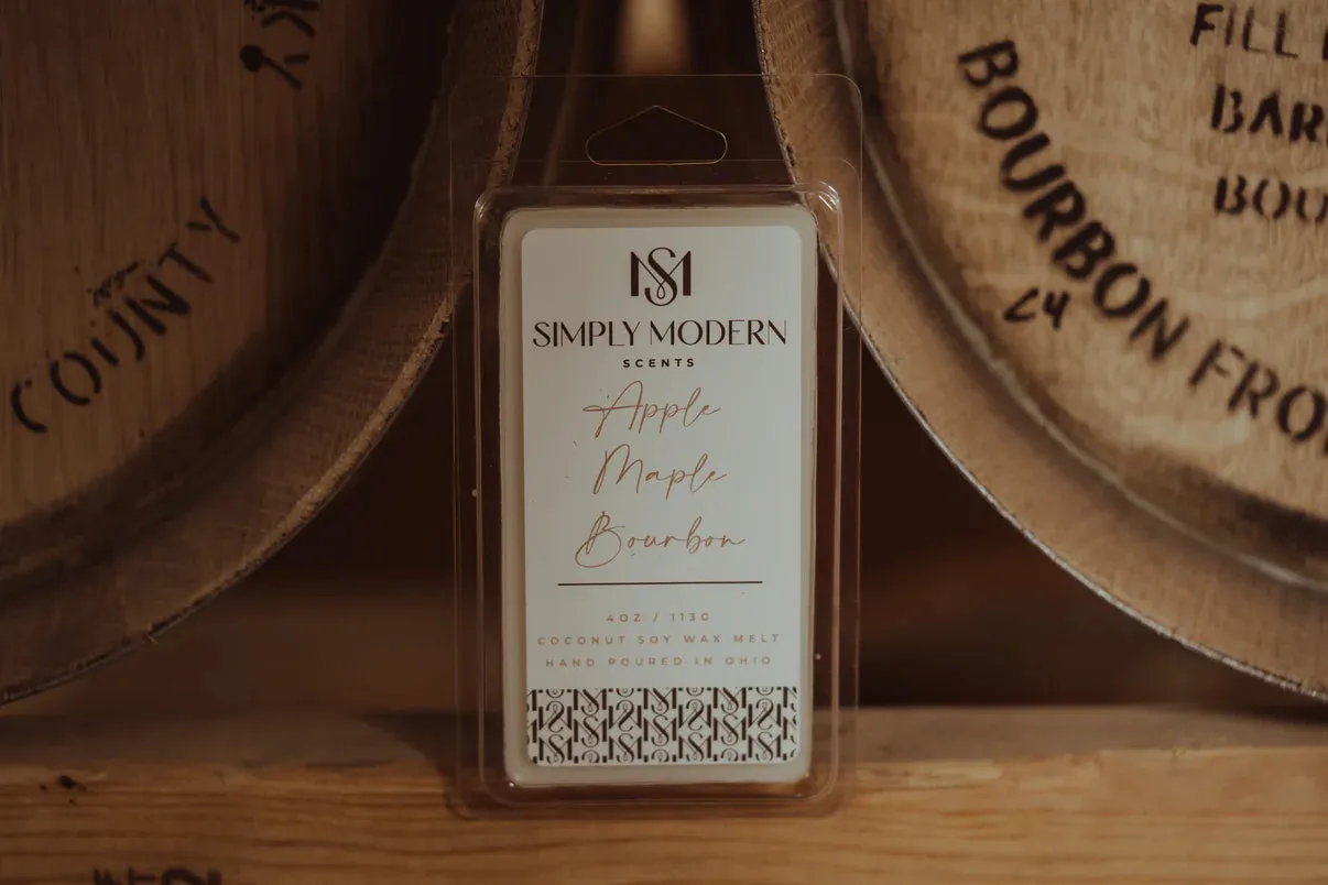Apple Maple Bourbon Wax Melts Soy Wax Melt
