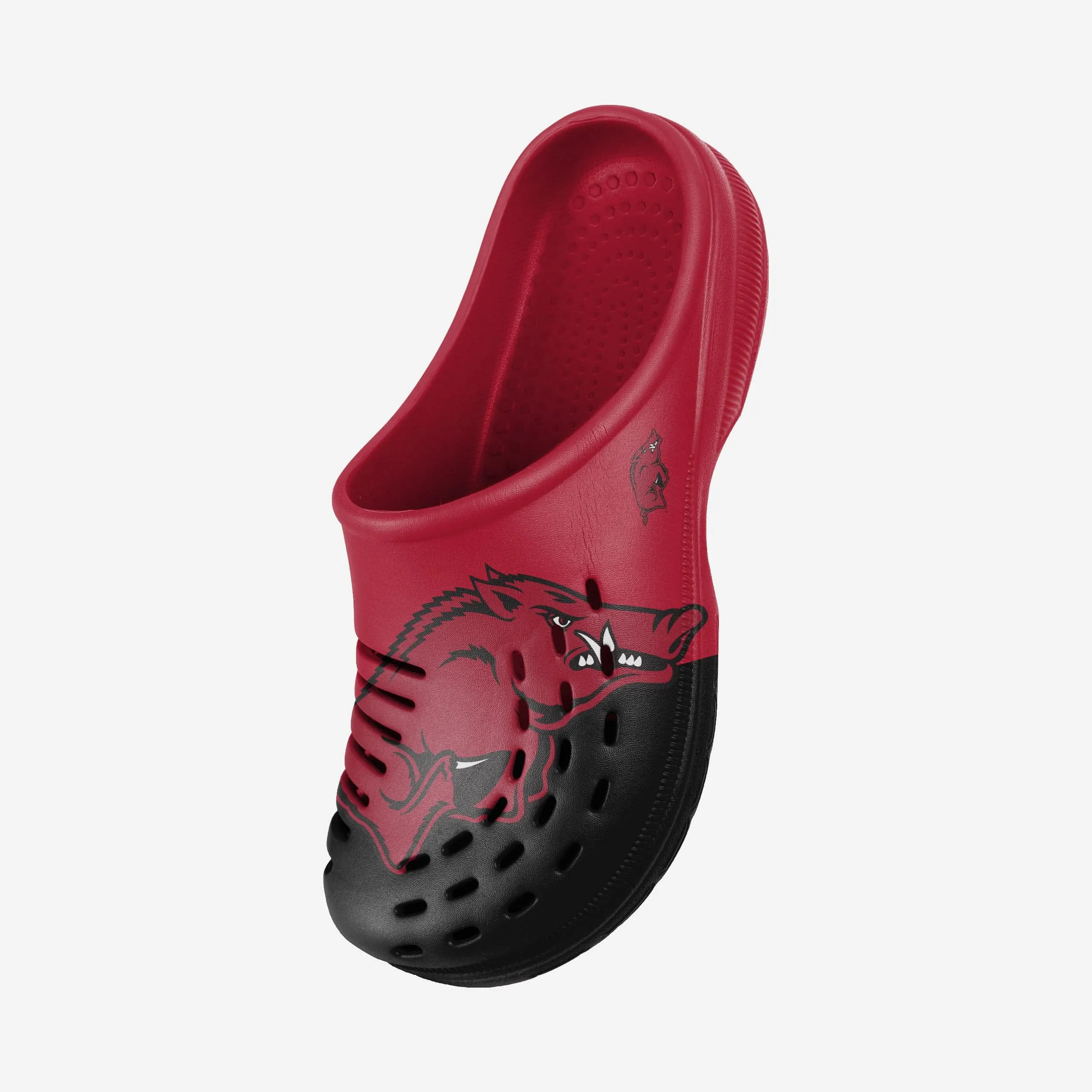 Arkansas Razorbacks Colorblock Big Logo Clog