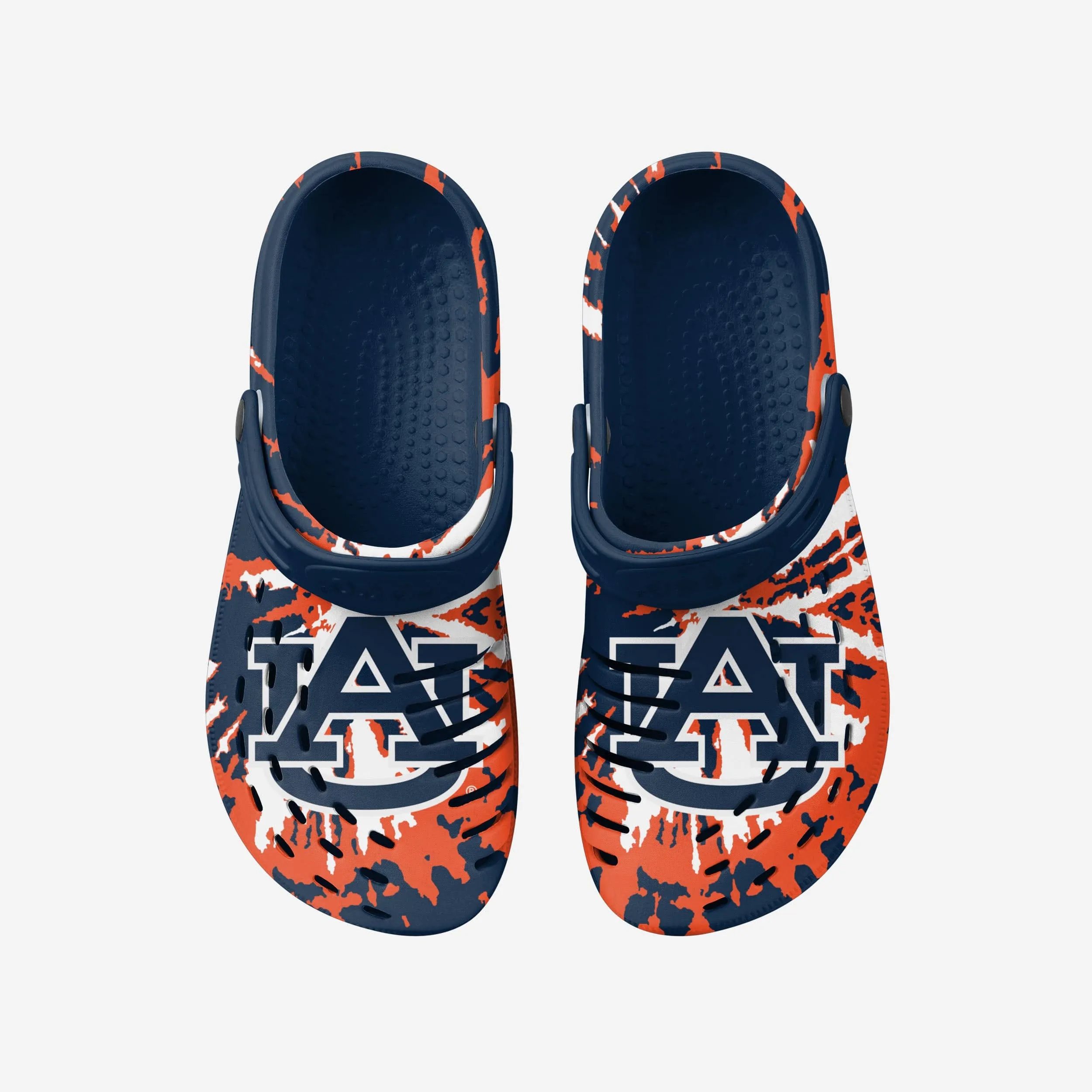 Auburn Tigers Tie-Dye Clog With Strap