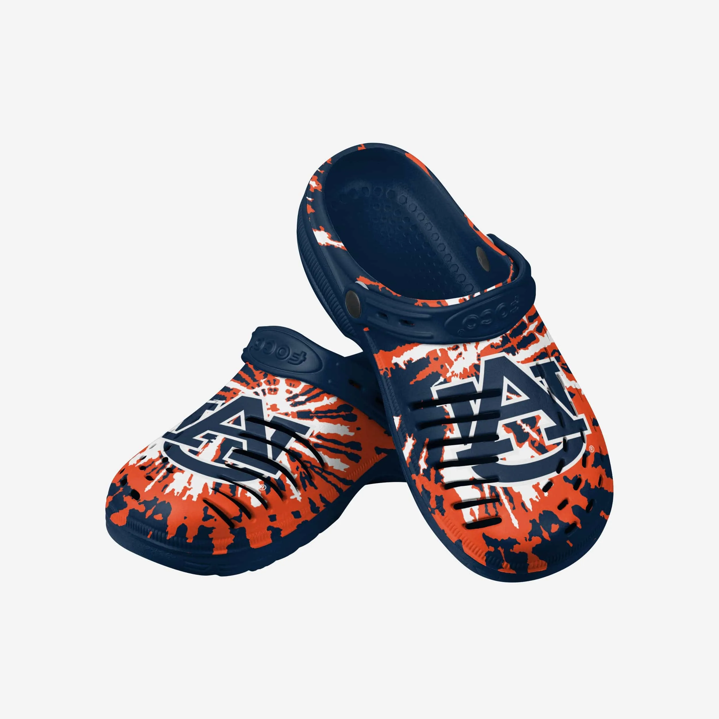 Auburn Tigers Tie-Dye Clog With Strap