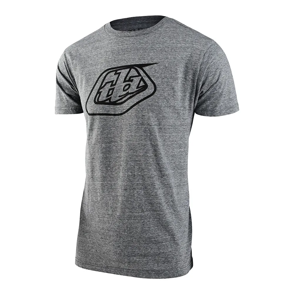 Badge Short Sleeve Tee Ash Heather