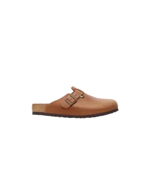 Birkenstock Boston Oiled Leather Cognac Clogs