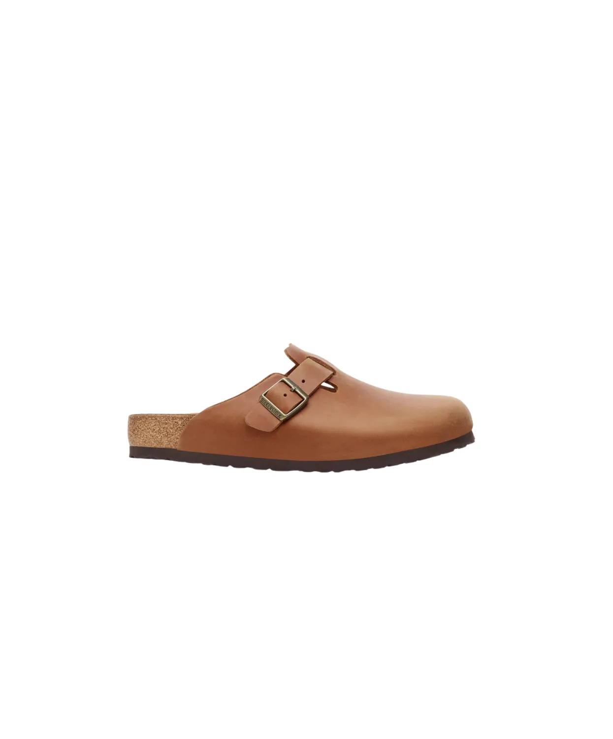 Birkenstock Boston Oiled Leather Cognac Clogs