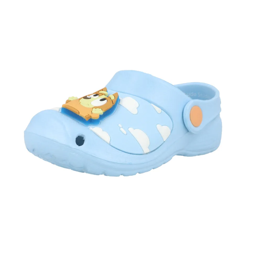 Bluey Kids' EVA Clogs Blue with 3D Characters