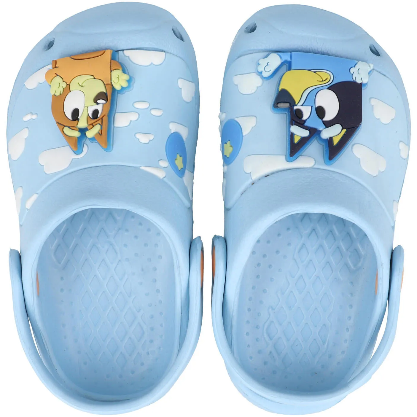 Bluey Kids' EVA Clogs Blue with 3D Characters