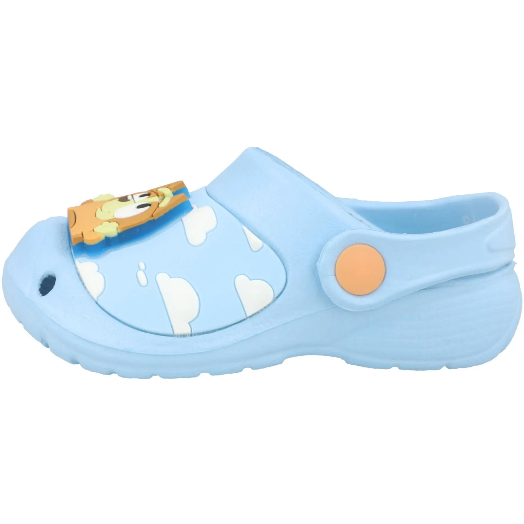 Bluey Kids' EVA Clogs Blue with 3D Characters