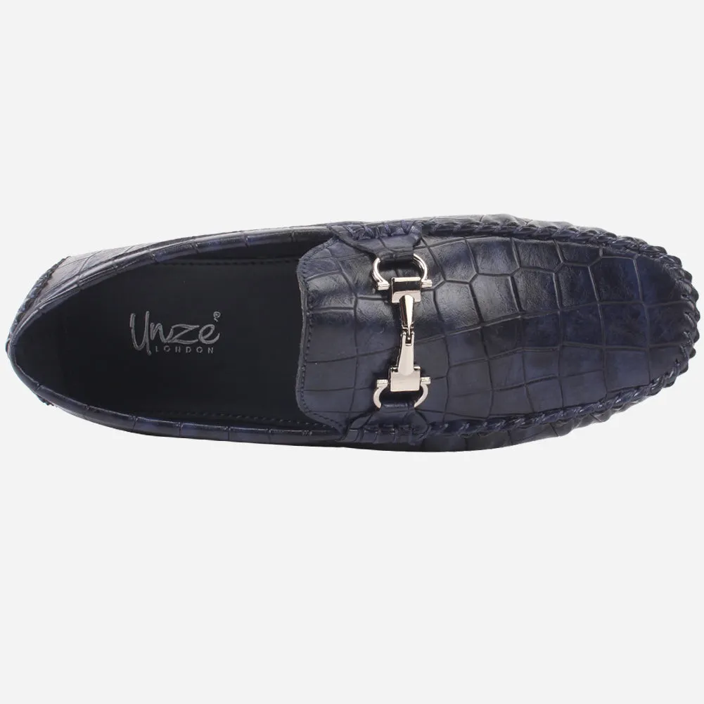 Boys "ROCKY" Textured Slip-ons Moccasins