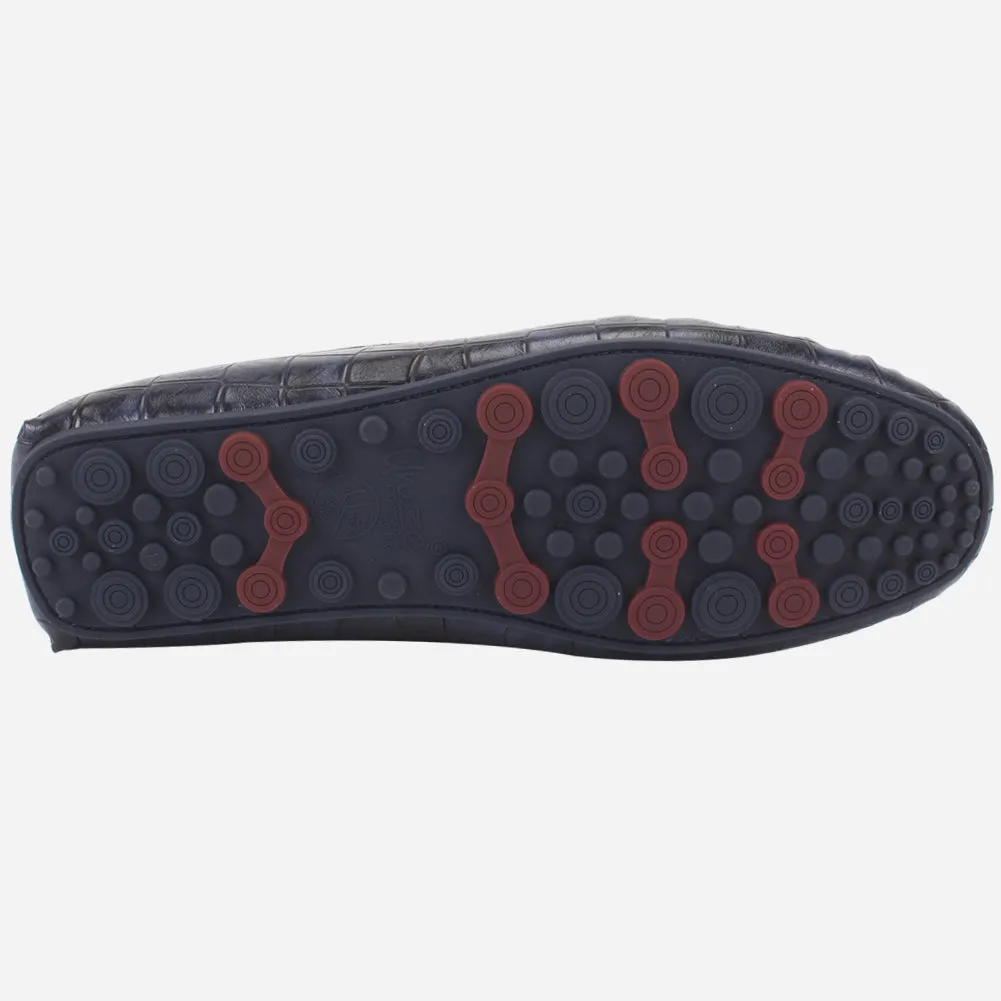 Boys "ROCKY" Textured Slip-ons Moccasins