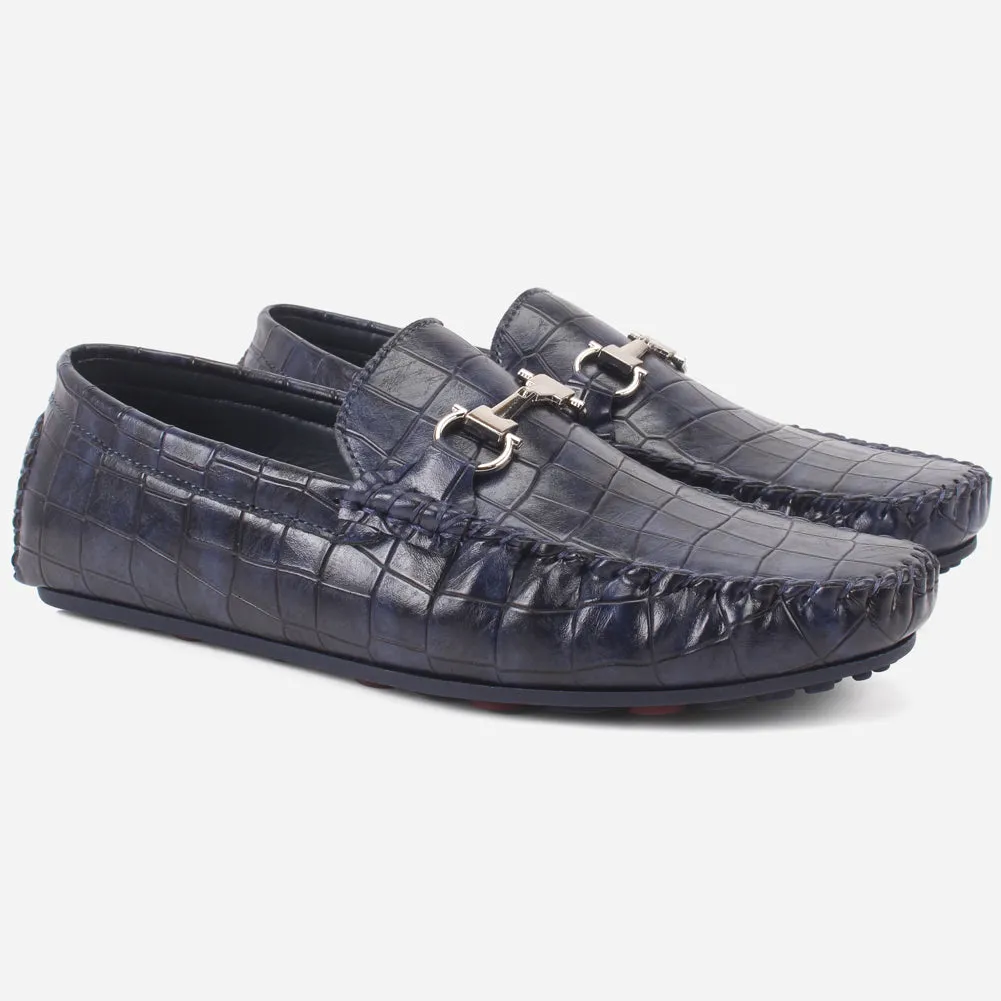 Boys "ROCKY" Textured Slip-ons Moccasins