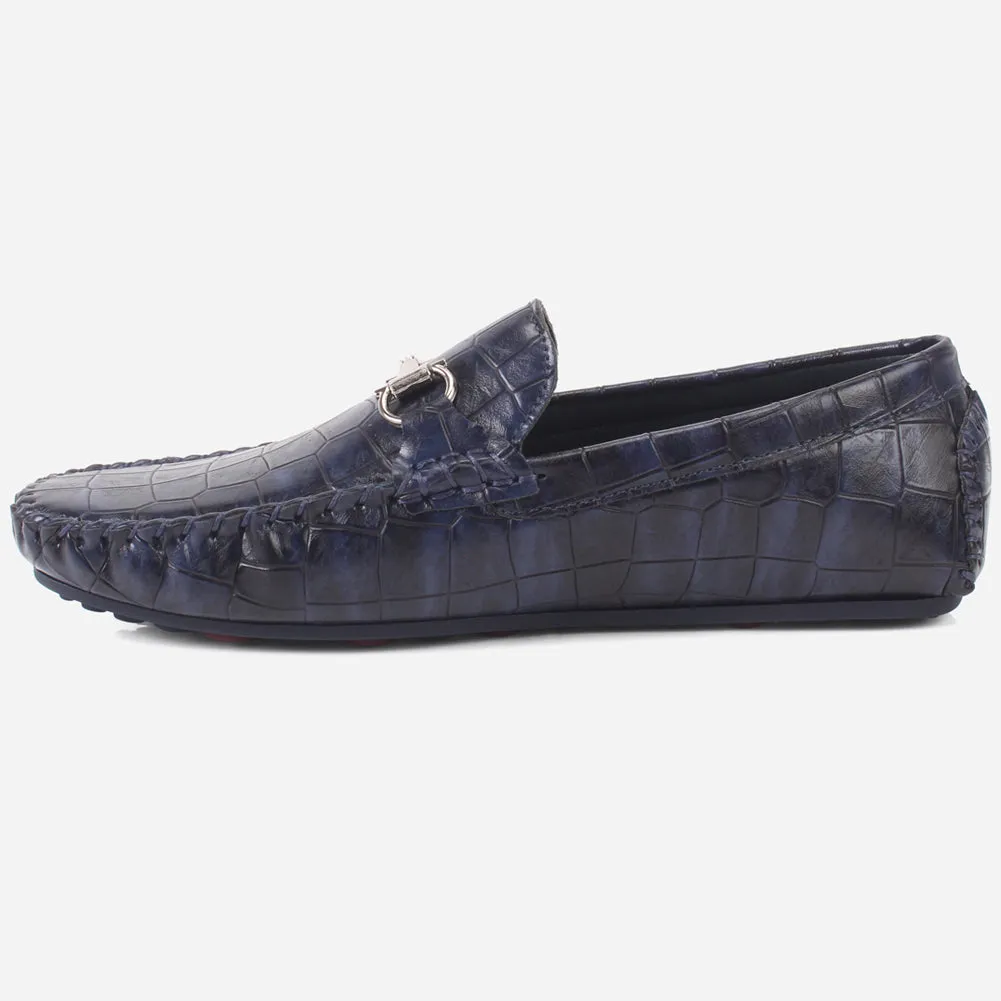 Boys "ROCKY" Textured Slip-ons Moccasins
