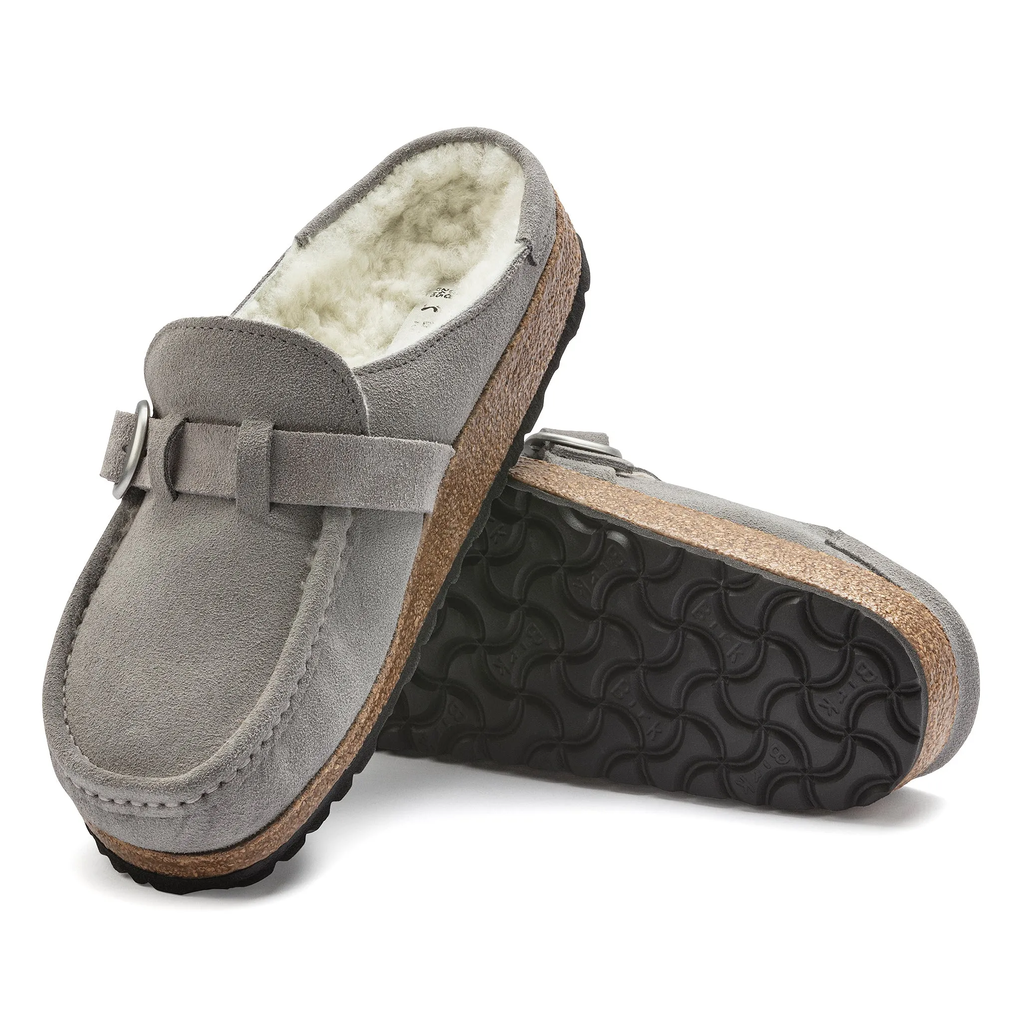 BUCKLEY SHEARLING - STONE COIN - SUEDE