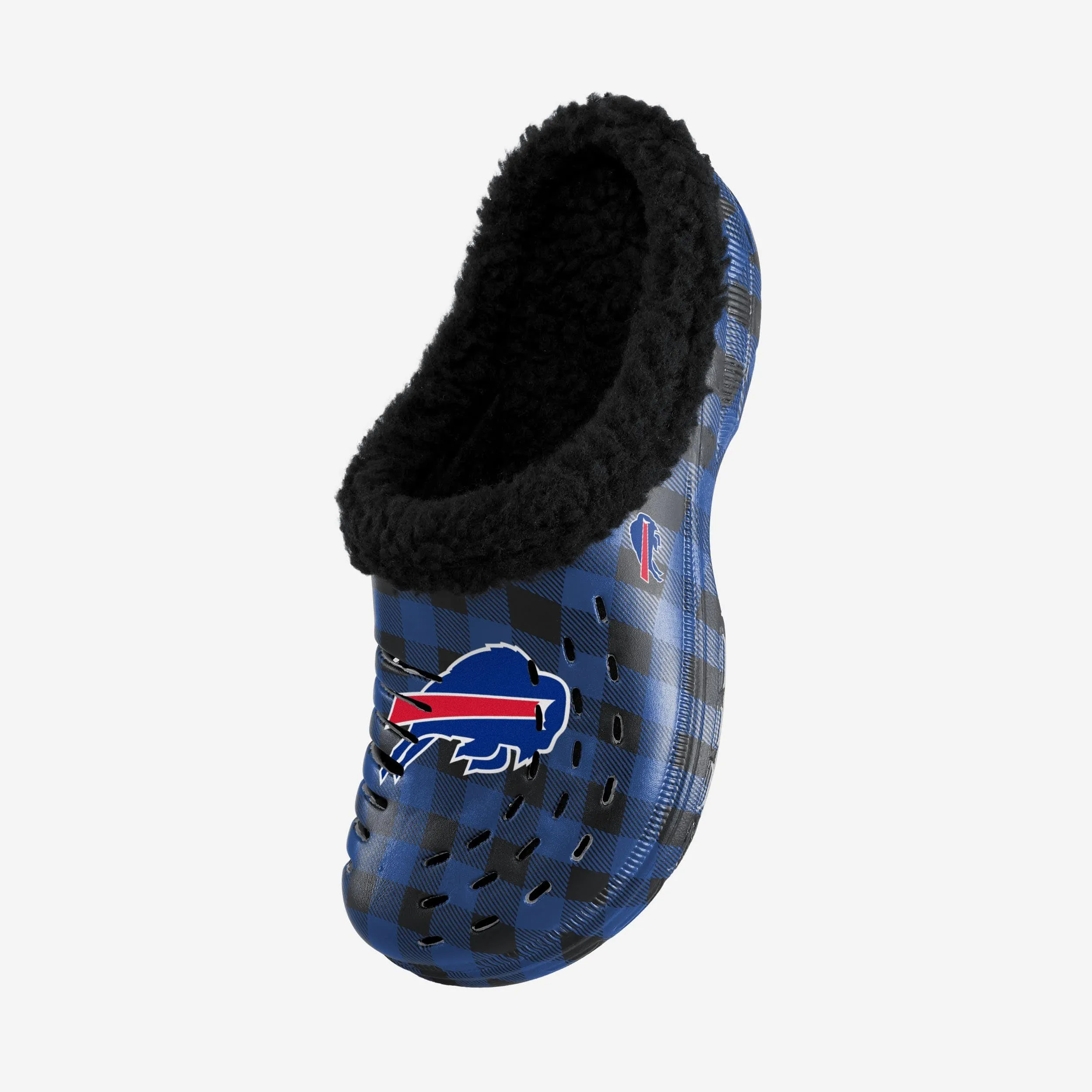 Buffalo Bills Sherpa Lined Buffalo Check Clog