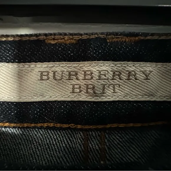 Burberry Brit Women’s  Relaxed Skinny Dark Wash Jeans - Size 27