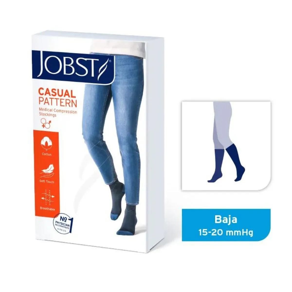 Calcetín Casual Pattern 15-20 mmhg Gris