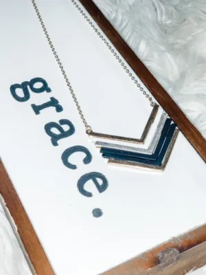 CALL ME CHEVRON NECKLACE
