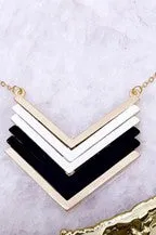 CALL ME CHEVRON NECKLACE