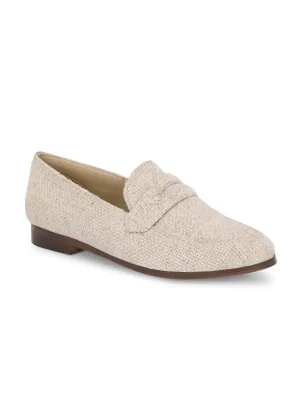 CARLO ROMANO WHITE COLOR SUPER COMFORTABLE LOAFER SHOES FOR WOMEN