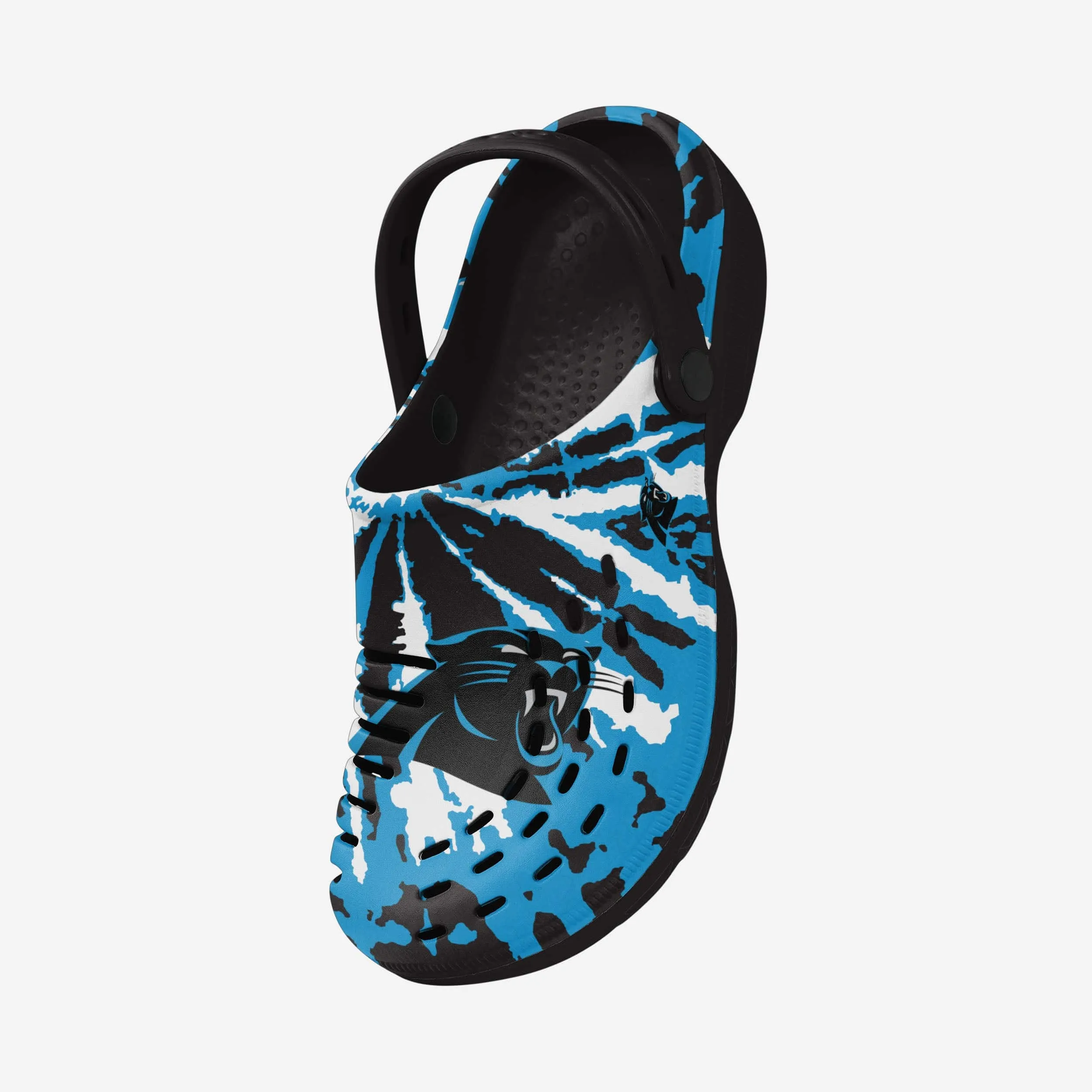 Carolina Panthers Tie-Dye Clog With Strap