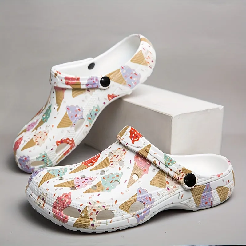 Casual Breathable Clogs For Girls, FS