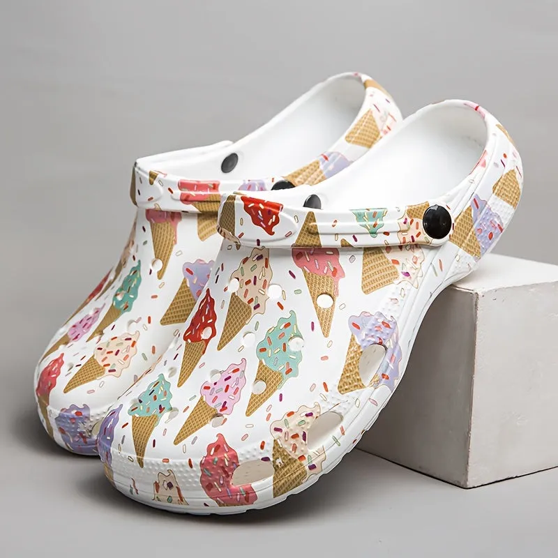 Casual Breathable Clogs For Girls, FS