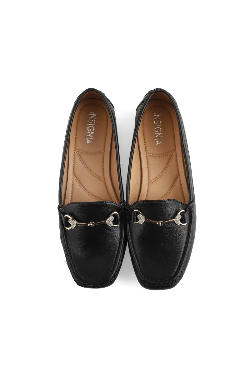 Casual Moccasin I60083-Black