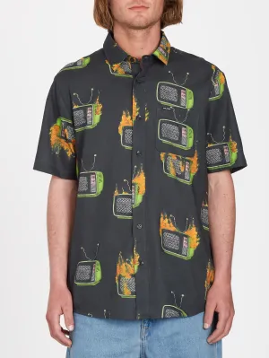 Chemise Justin Hager Woven - BLACK