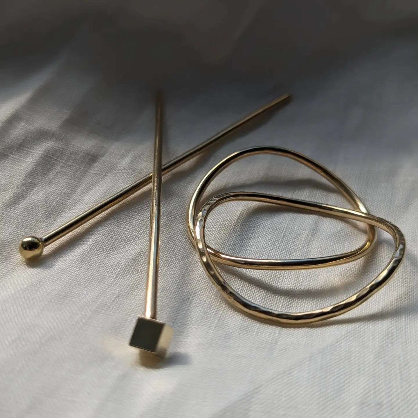 circle hair pin slide