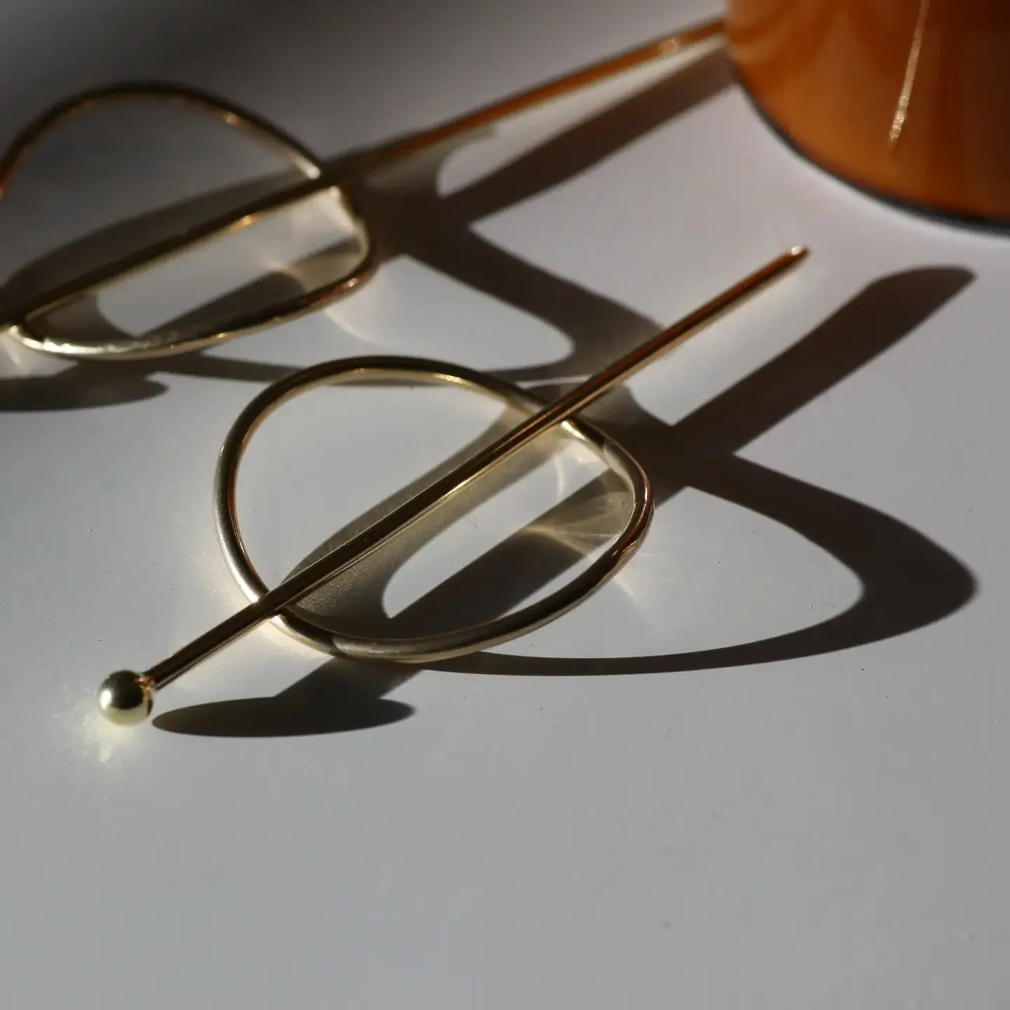 circle hair pin slide