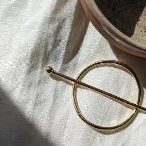 circle hair pin slide