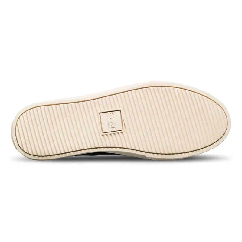 CLAE MONROE VENICE Black Milled Leather Sneaker