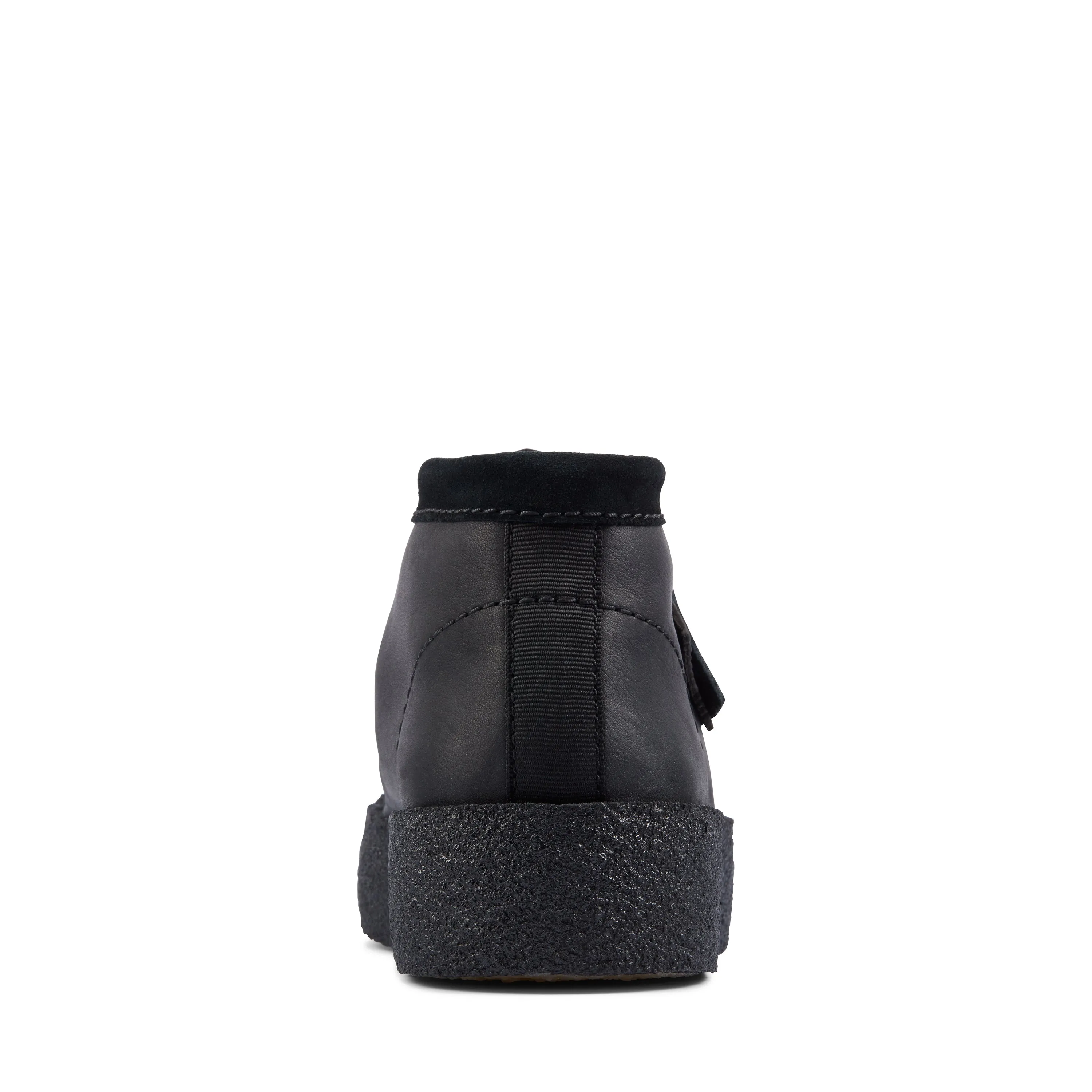 Clarks Men's Shoes Wallabee Cup Boot Black Leather