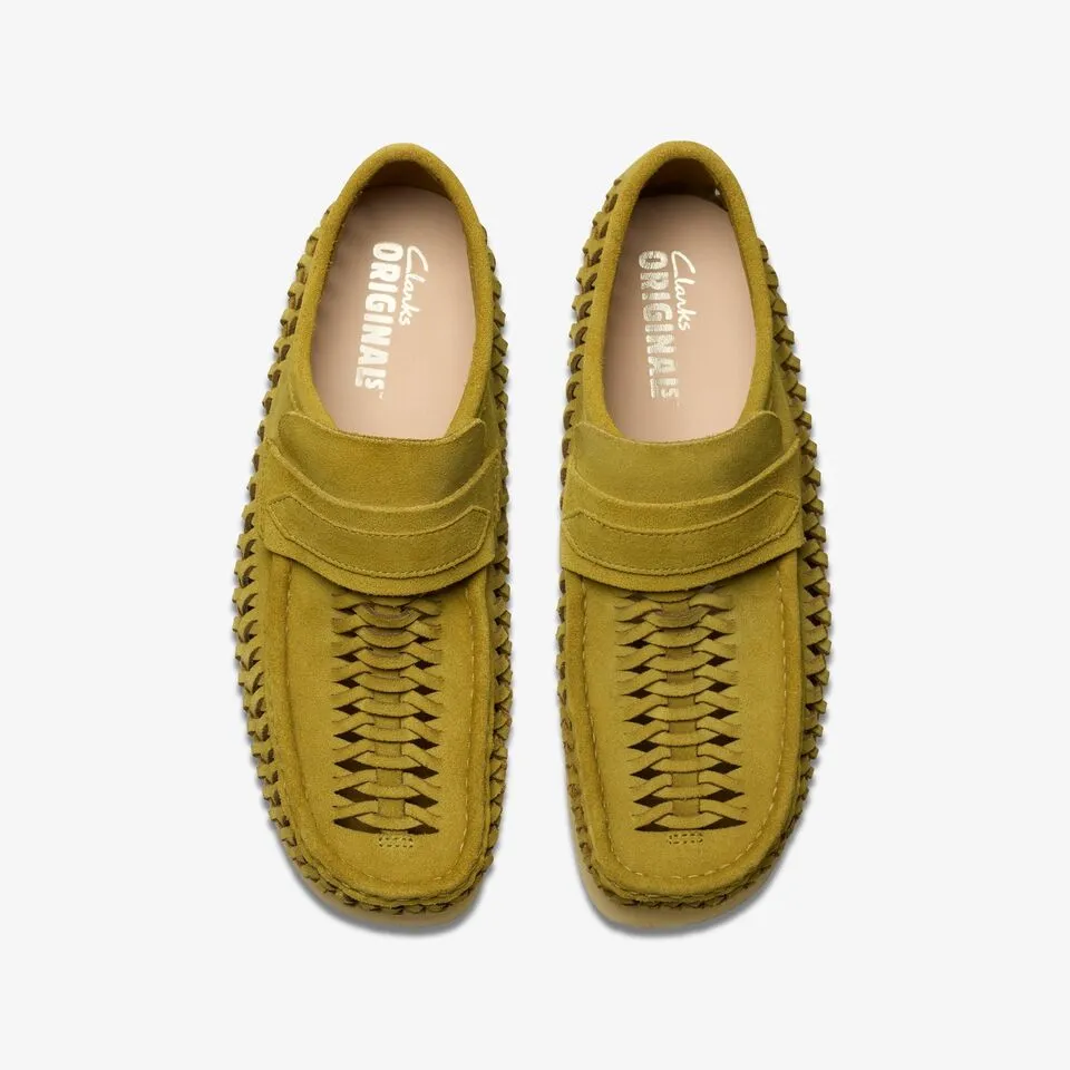 Clarks Men's WBLoafer Weave Olive Suede 26175778