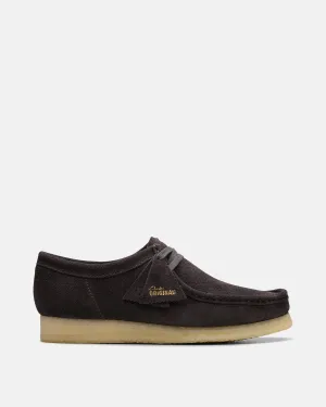 CLARKS ORIGINALS MENS WALLABEE SHOES BROWN SLATE SUEDE