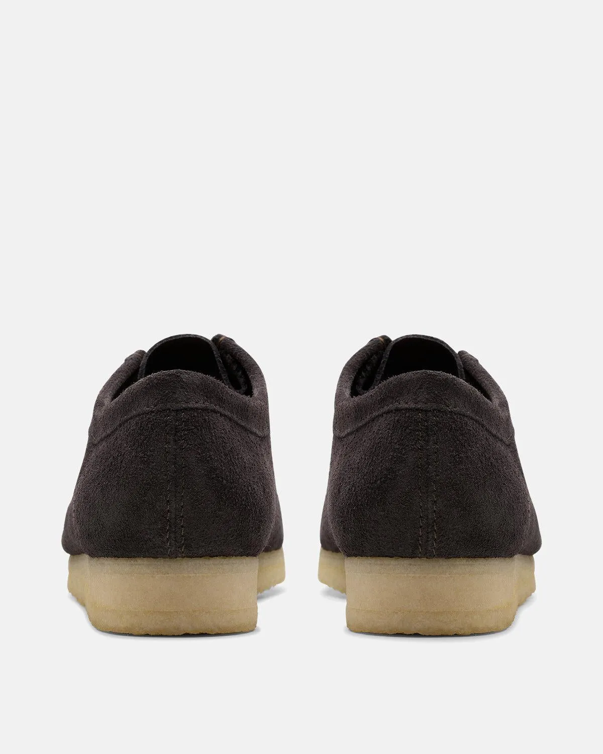 CLARKS ORIGINALS MENS WALLABEE SHOES BROWN SLATE SUEDE